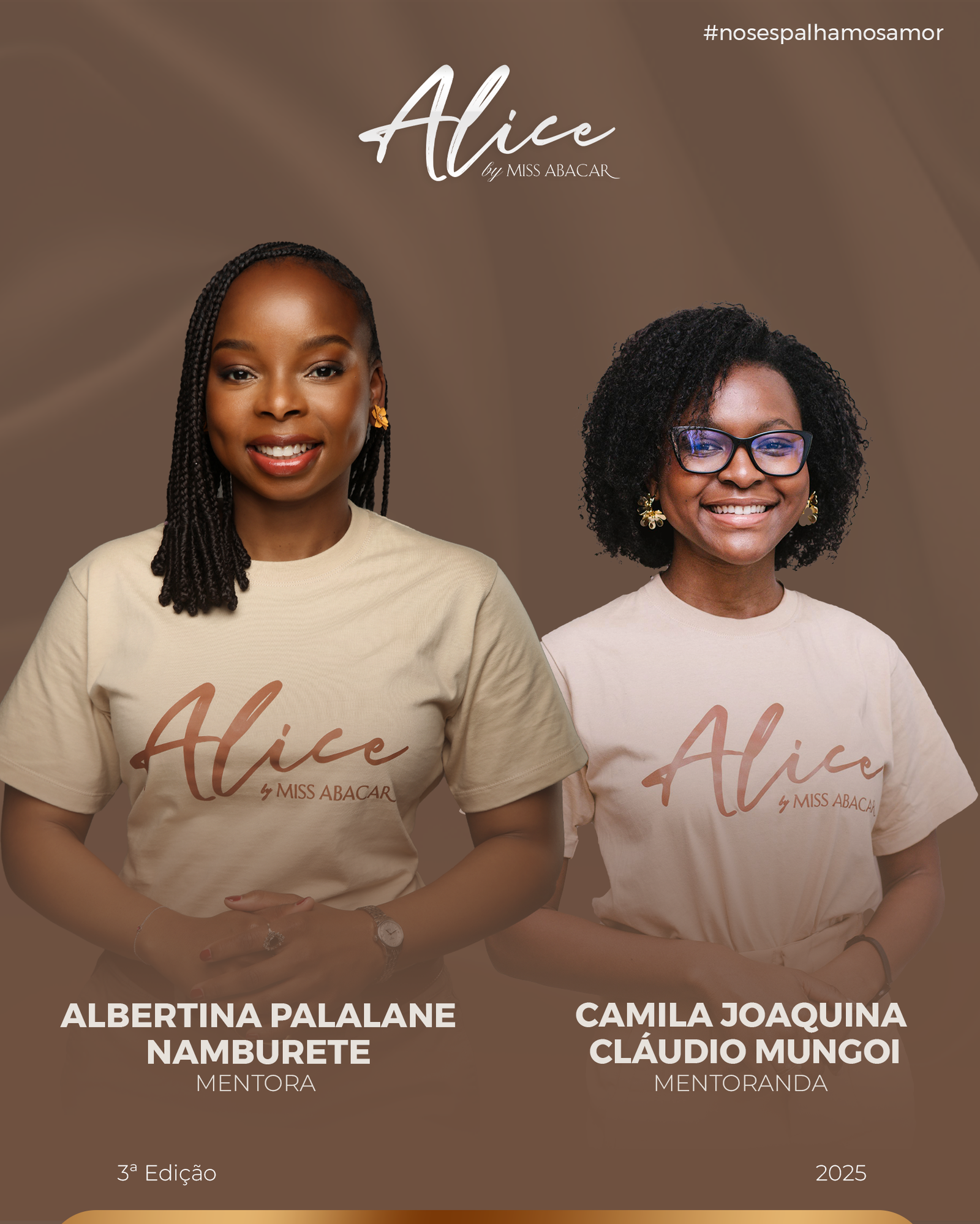 Albertina Palalane e Camila Joaquina
